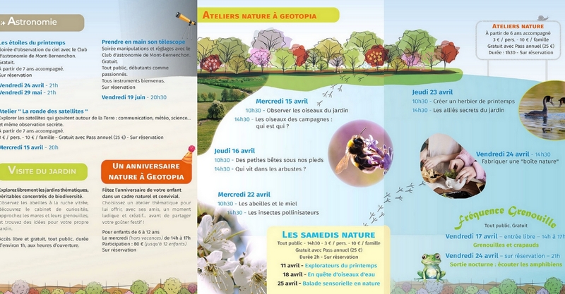 Le programme printanier de Géotopia a été dévoilé