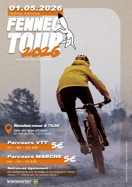 16éme édition de l'événement Fennec tour 2026 d'Ecques