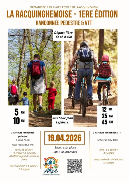 La Racquinghemoise se déroulera ce dimanche 19 avril à Racquinghem