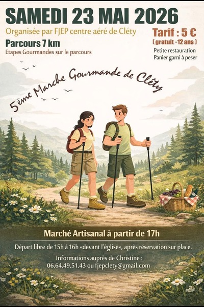 5éme marche gourmande de Cléty