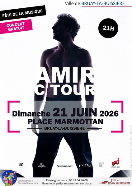 Amir à Bruay la buissière ce dimanche 21 juin