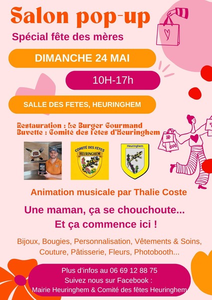 Salon Pop-up ce dimanche 24 mai à Heuringhem de 10h à 17h