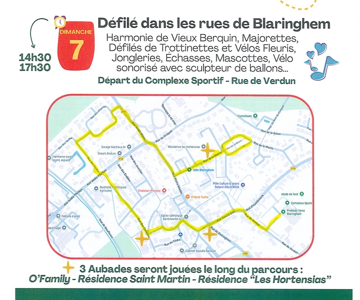 Défilé dans les rues de Blaringhem ce week-end du samedi 6 et dimanche 7 juin