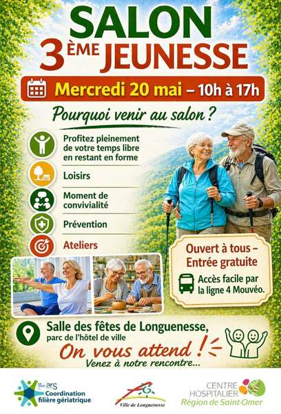 Salon de la troisième jeunesse ce mercredi 20 mai à Longuensse