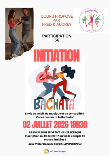 Une initiation bachata sera proposée ce jeudi 2 juillet à Haverskerque