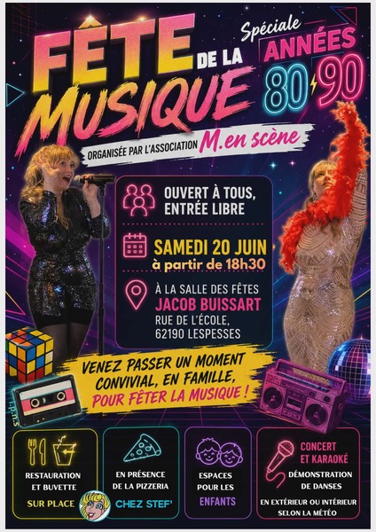 La fête de la musique ce samedi 20 juin à Lespesses