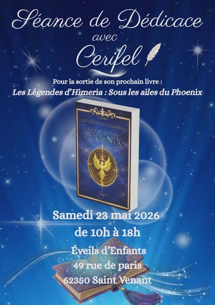 Séance de dédicace avec Cérifel ce samedi 23 mai à Saint Venant