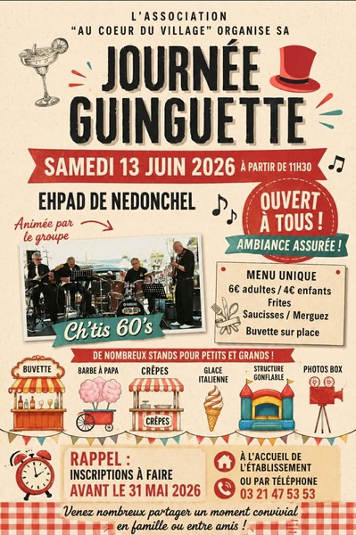 Journée guinguette à l'EHPAD de Nedonchel
