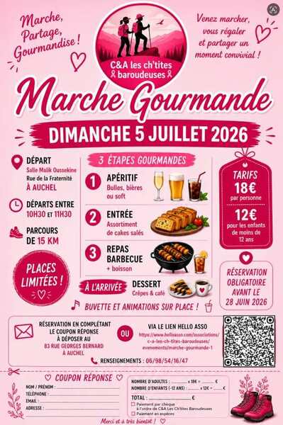 Une marche gourmande ce dimanche 5 juillet à Auchel