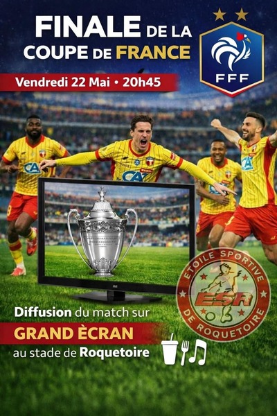 La finale de la coupe de France de football à Roquetoire