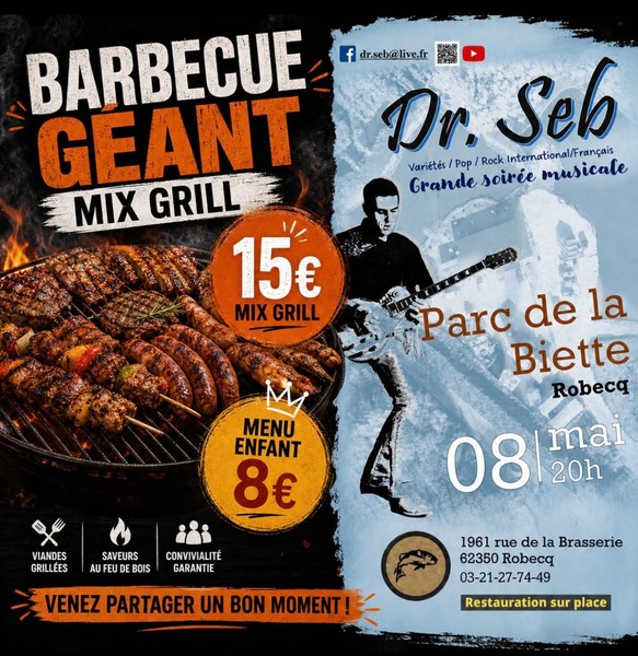 Barbecue géant au parc de la Biette de Robecq ce vendredi 8 mai