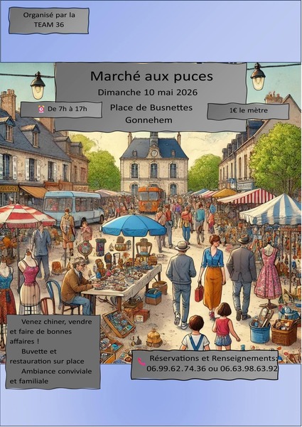 Un marché aux puces ce dimanche 10 mai à Gonnehem