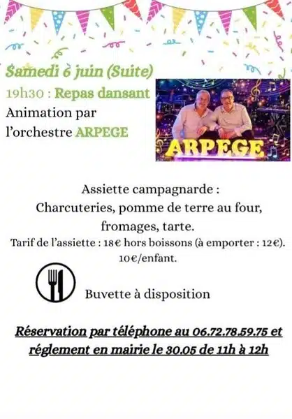 Une soirée dansante ce samedi 6 juin à Ham En Artois