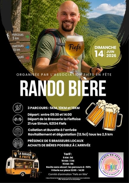 Une rando bière ce dimanche 14 juin à Fiefs