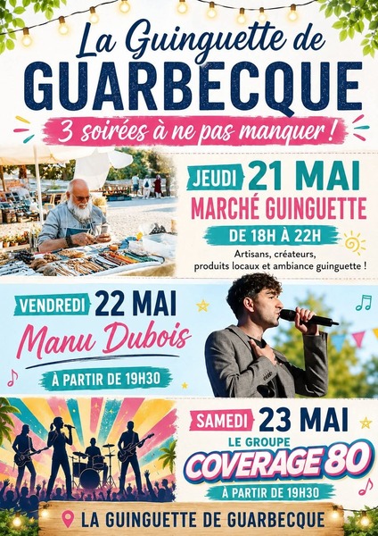 Des concerts à la guinguette de Guarbecque