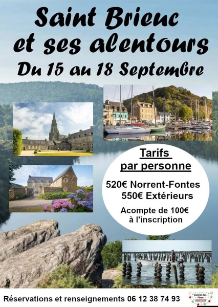 Un voyage pour découvrir Saint Brieuc en septembre 2026