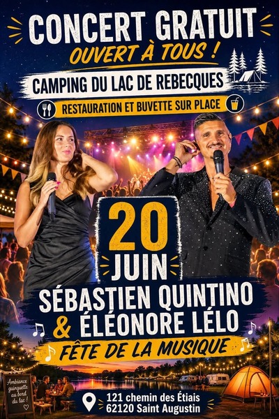 Sébastien Quintino en concert ce samedi 20 juin au camping du lac de Rebecques