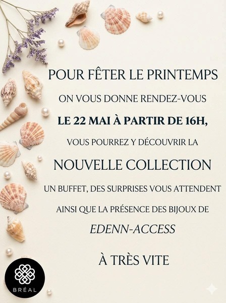 Collection printemps au commerce Airois Breal