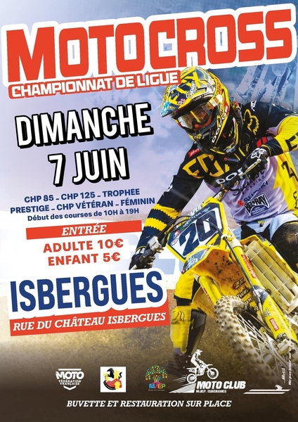Le moto cross à Isbergues se déroulera le dimanche 7 juin