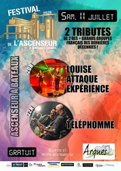 Festival de l'Ascenseur à Bateaux ce samedi 11 juillet à Arques