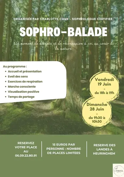 Une sophrobalade ce dimanche 28 juin à Heuringhem