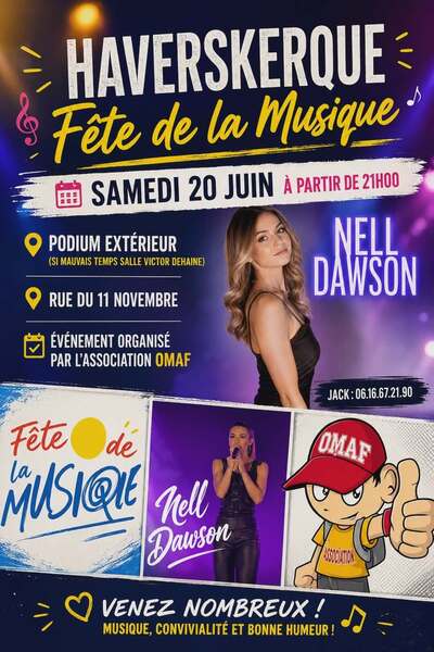 L'association OMAF de Haverkserque organisera une fête pour célébrer la musique