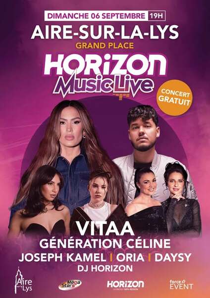 Le music horizon live ce dimanche 6 septembre à Aire sur la Lys pour le festival de l'andouille
