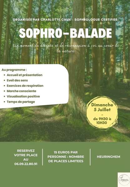 Une sophro balade ce dimanche 5 juillet à Helfaut