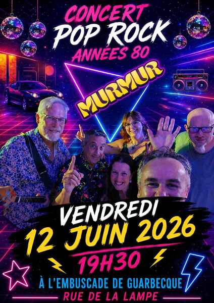 Le groupe Murmure en concert à la guinguette de Guarbecque ce vendredi 12 juin