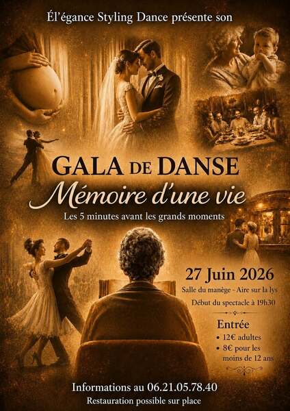Gala de danse annuel ce samedi 27 juin avec l'association El'égance styling dance ce samedi 27 juin