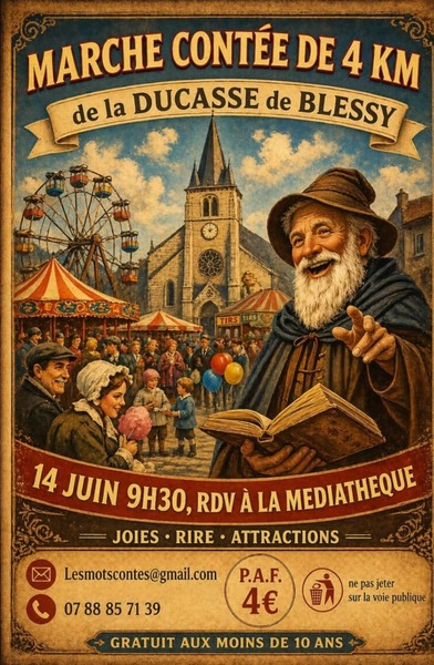Balade contée ce dimanche 14 juin à Blessy dans le cadre de la ducasse du village