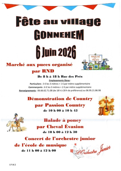 Une brocante et des animations à Gonnehem ce samedi 6 juin