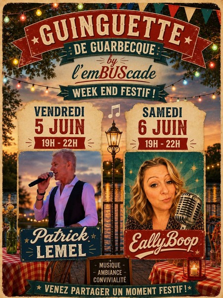 Nouveau weekend de concerts à la guinguette de Guarbecque