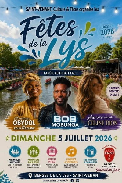 Nouvelle édition des fêtes de la Lys à Saint Venant ce dimanche 5 juillet