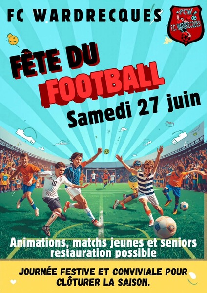 Le club de football de Wardrecques sera en fête ce samedi 27 juin