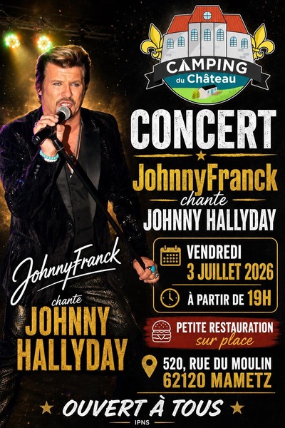 Un concert en hommage à Johnny ce vendredi 3 juillet au camping du chateau