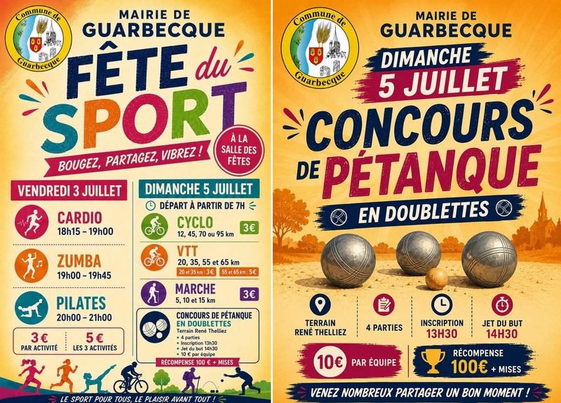 Des randonnées et un concours de pétanque ce dimanche 5 juillet à Guarbecque