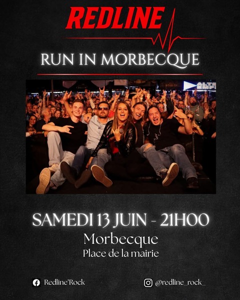 Un concert ce samedi 13 juin au soir avec le groupe Redline à Morbecque