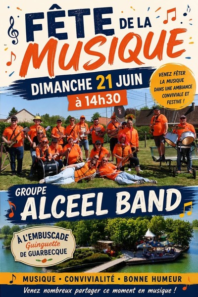Une fête de la musique avec le groupe Alceel Band ce dimanche 21 juin à Guarbecque