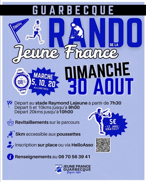 La jeune France de Guarbecque organise des randonnées ce dimanche 30 aout