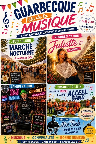 Une fête de la musique avec le groupe Alceel Band ce dimanche 21 juin à Guarbecque