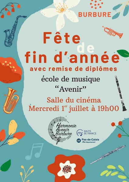 C'est la fin de l'année pour l'harmonie Avenir de Burbure