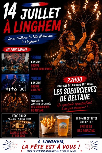 Un 14 juillet animé pour le comité des fêtes de Linghem !