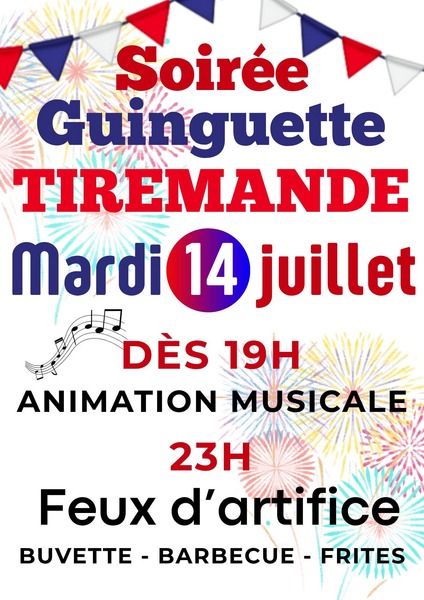 Soirée Guinguette ce mardi 14 juillet au soir à Ligny Les Aire