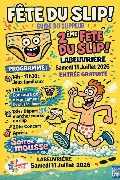 Deuxième édition de la fête du slip ce samedi 11 juillet à Labeuvrière
