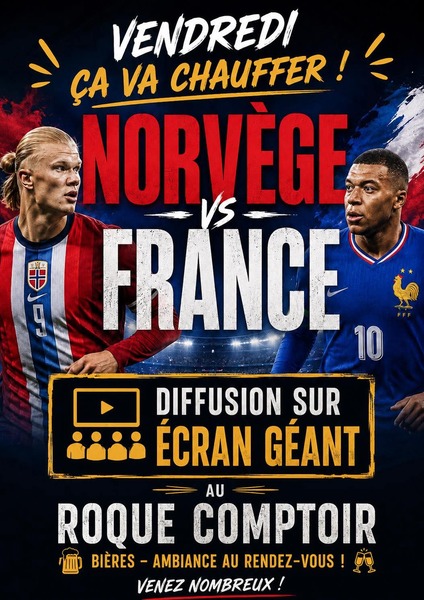 Norvège France ce vendredi 26 juin à Roquetoire