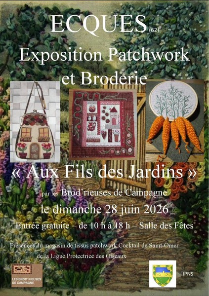 Une exposition ce dimanche 28 juin à Ecques avec les Brod'rieuses de Campagne ce dimanche 28 juin à Ecques