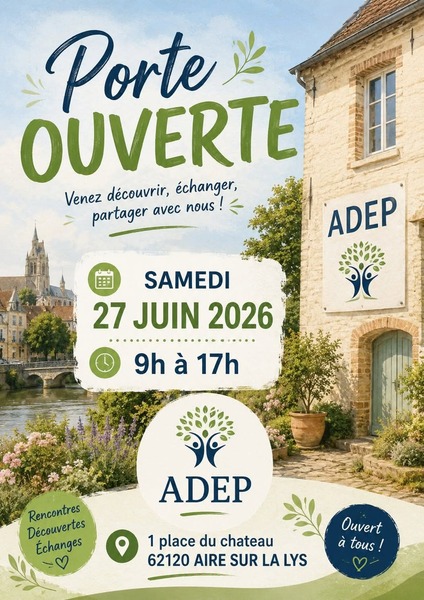 Porte ouverte pour l'ADEP d'Aire sur la Lys ce samedi 27 juin