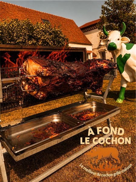 Des repas à emporter avec l'entreprise locale à fond le cochon de Guarbecque