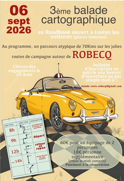 3éme balade cartographique ce dimanche 6 septembre à Robec